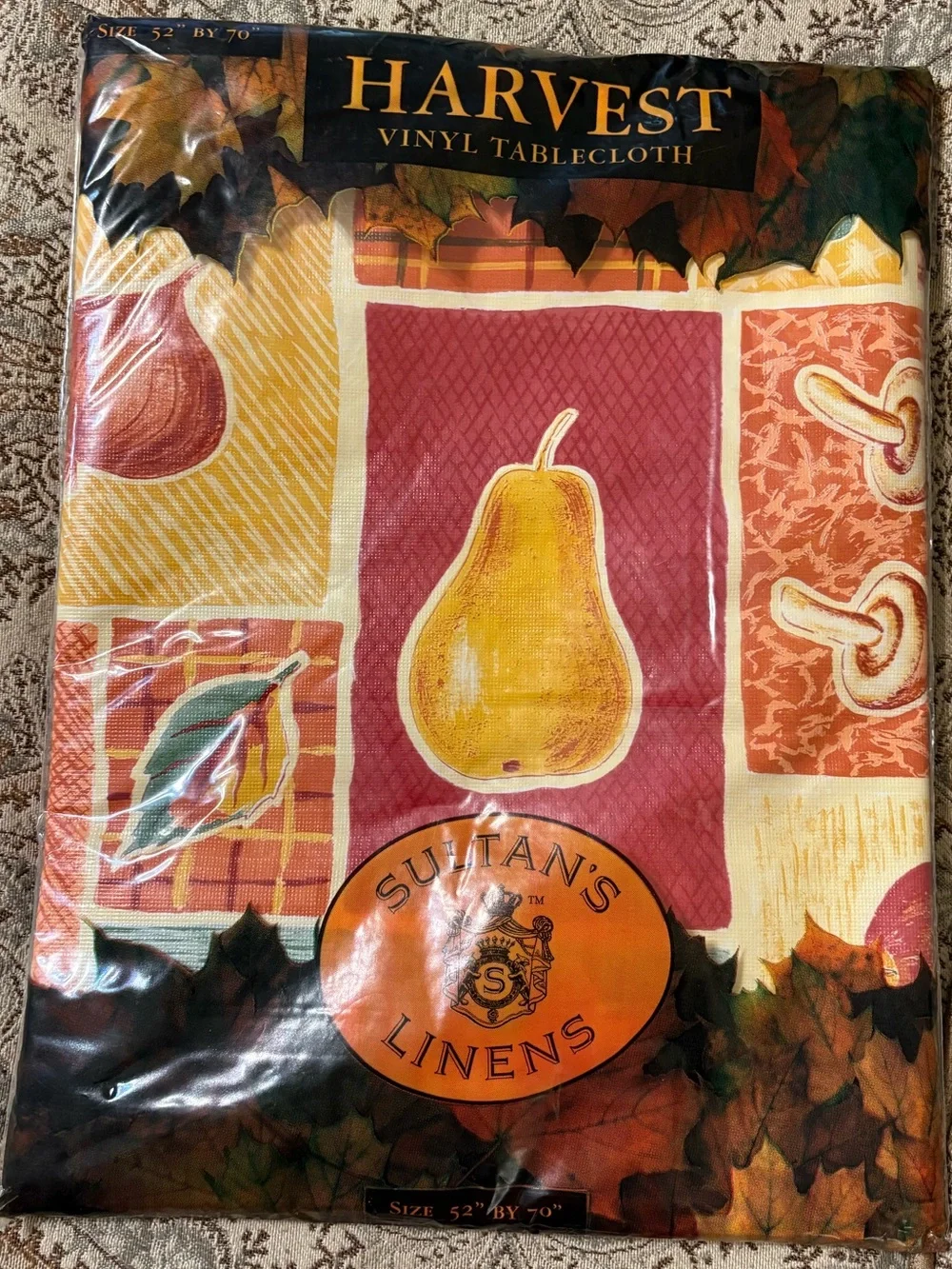 Harvest Vinyl Tablecloth
